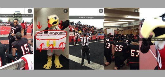 A look at Eastern Washington University Athletics' successful Snapchat campaign